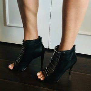 Dolce Vita cage peep-toe heels s.9 Italian leather